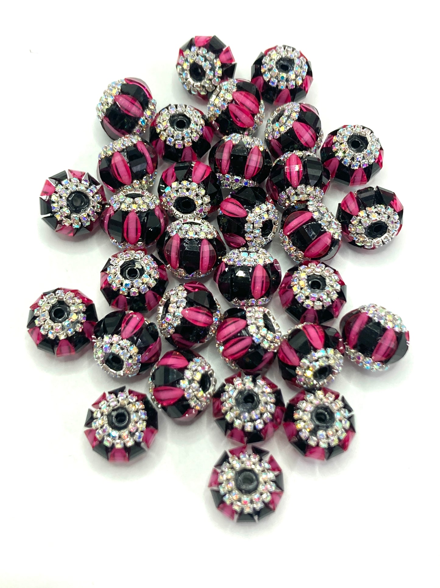Acrylic beads Pumpkin beads Glued-color pumpkin beads Chain