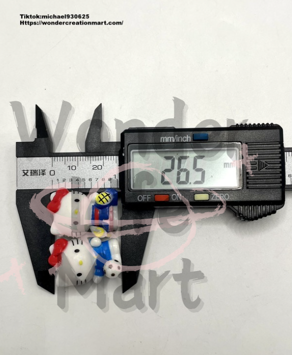 Cartoon Sanri Sports Series Pen Topper and Characters (Without Hole), Random Mix,26mm