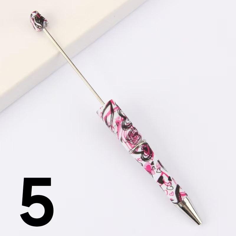 Ballpoint pens with various patterns Beadable pen (1-28)