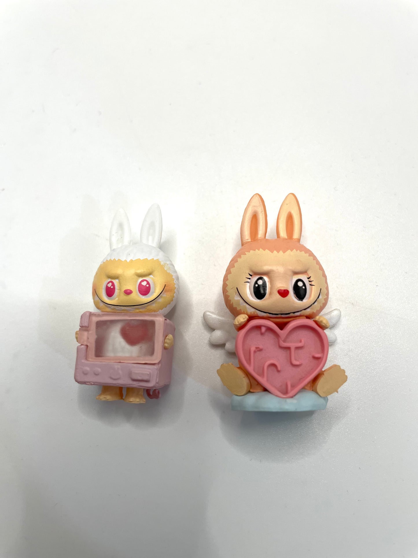 Pen topper fuzzy flocked labu shrimp labu heart colored figure character
