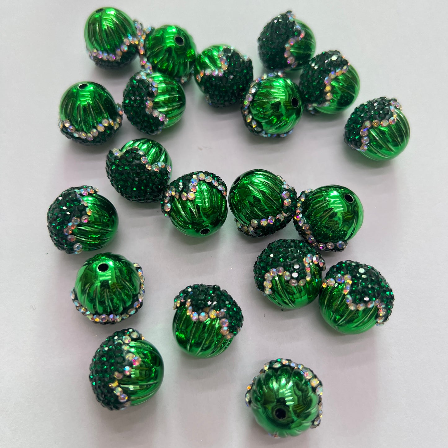 Acorn bead drip bead uv pumpkin drip beads