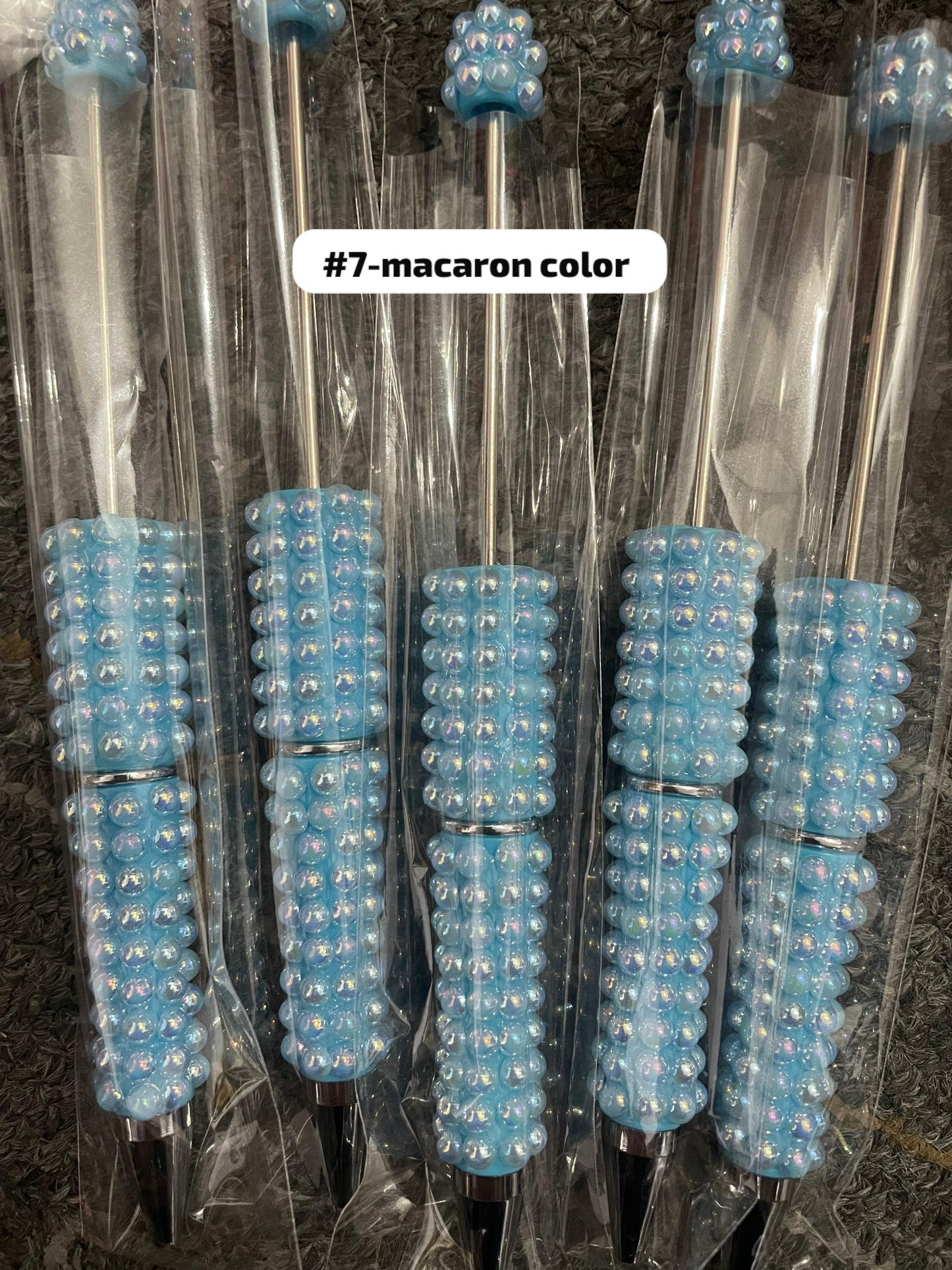 fancy bubble pens diy pens beaded beadable pen colored random mix