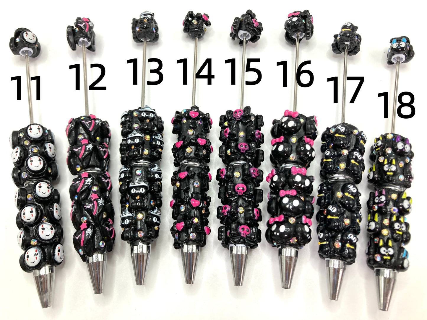 Halloween Series Ghost Pumpkin Skull head Horror Series DIY Halloween beading pen personalized bead pen Halloween Random Mix