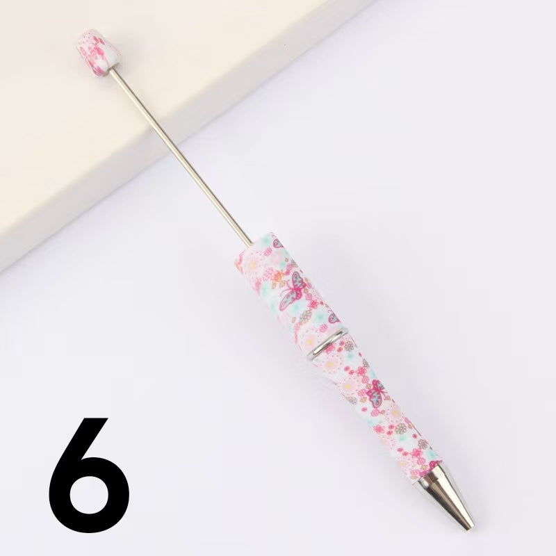 Ballpoint pens with various patterns Beadable pen (1-28)