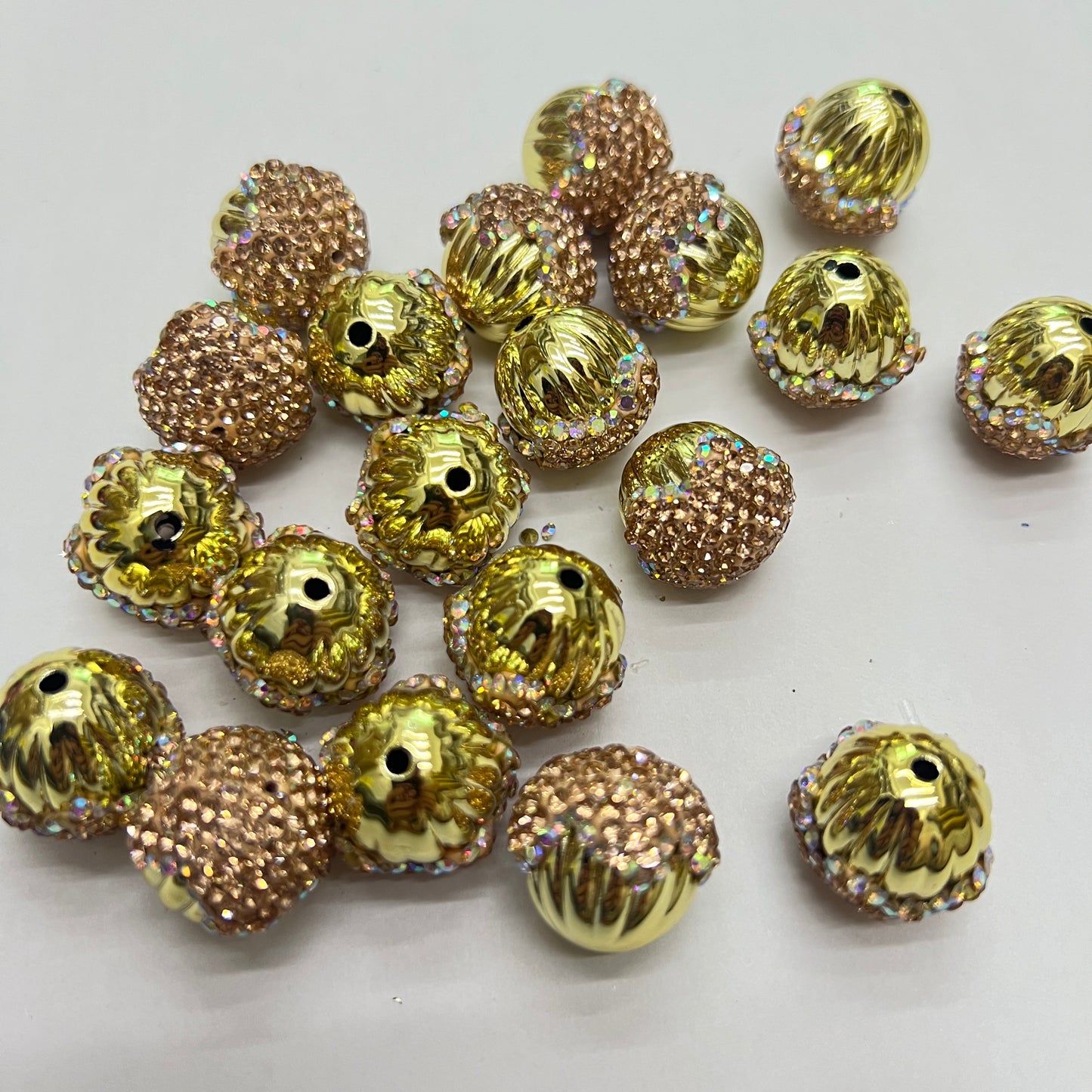 Acorn bead drip bead uv pumpkin drip beads