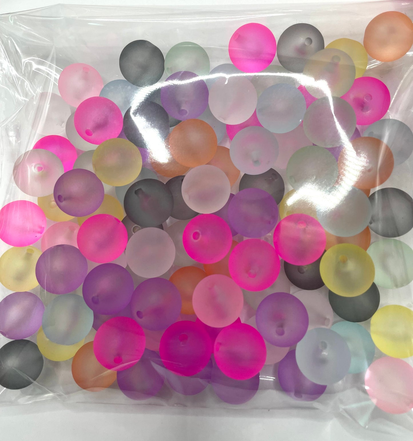 diy acrylic bead light cat eye beads colored,random mix 16mm