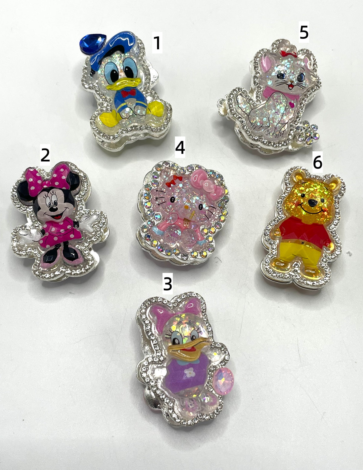 Disney Donald Duck Minnie Metal beads Cartoon beads HK Alloy beads Random Mix