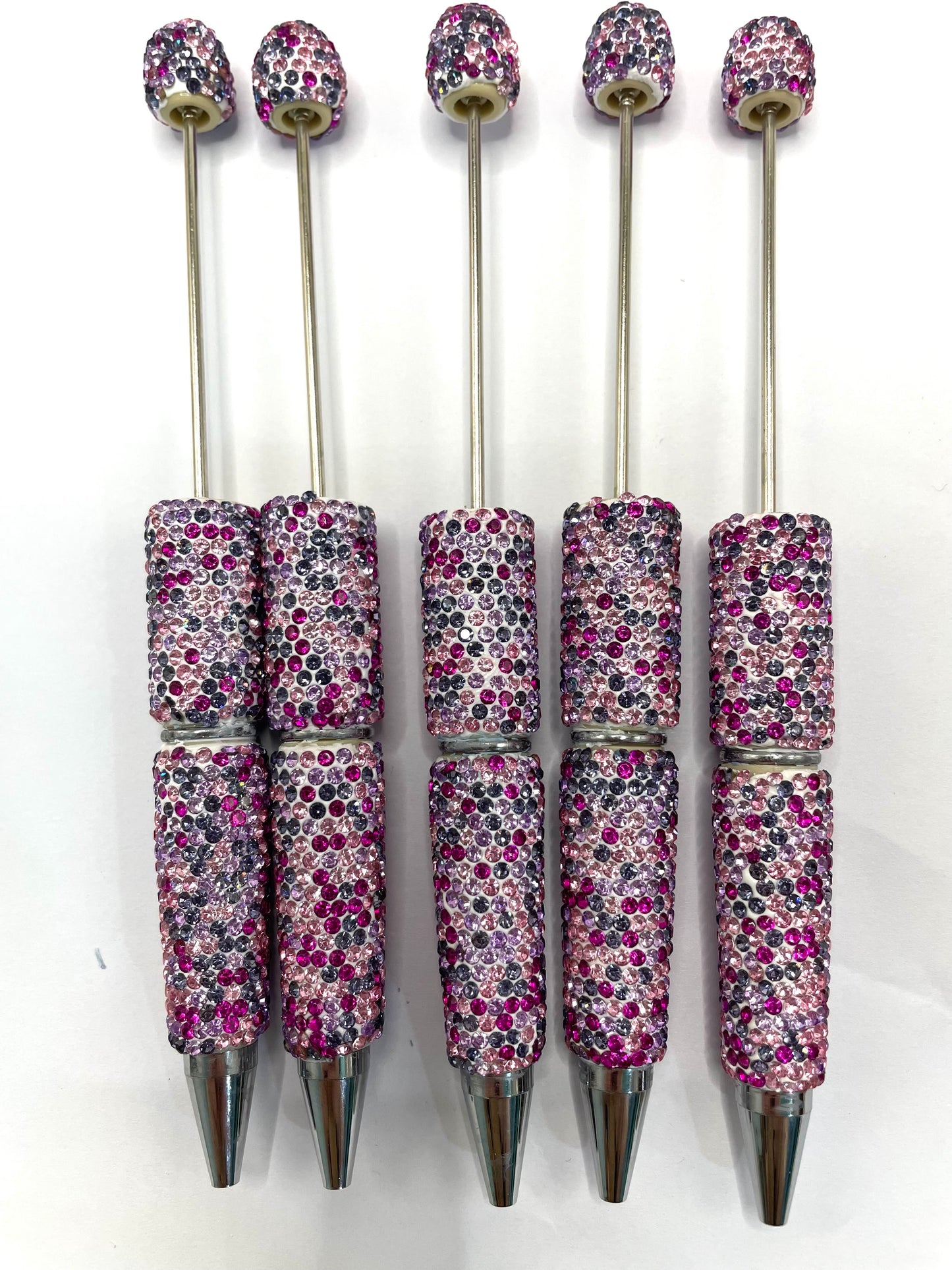 fancy pen clay rhinestone pen colored rhinestone diy pen