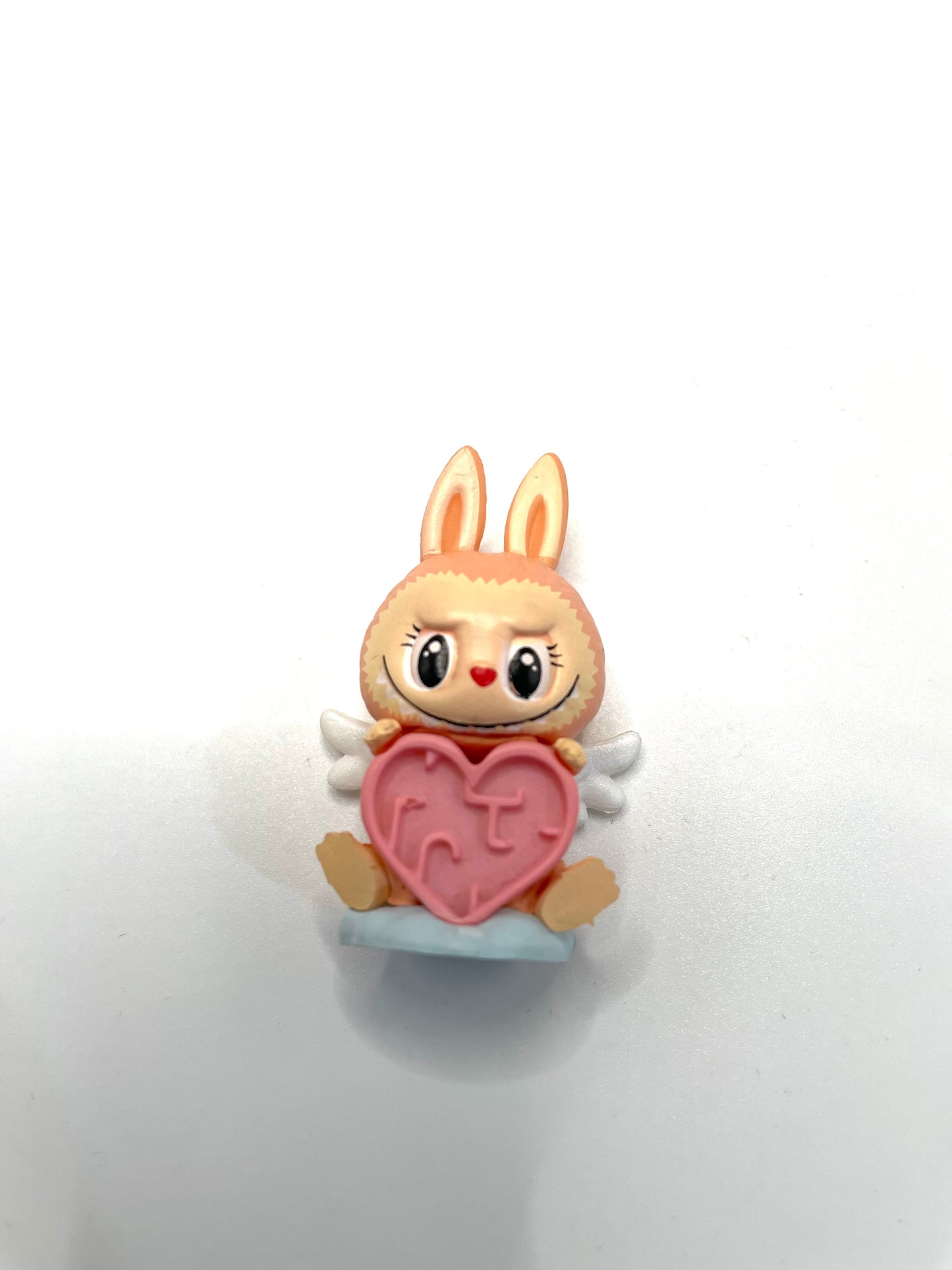Pen topper fuzzy flocked labu shrimp labu heart colored figure character