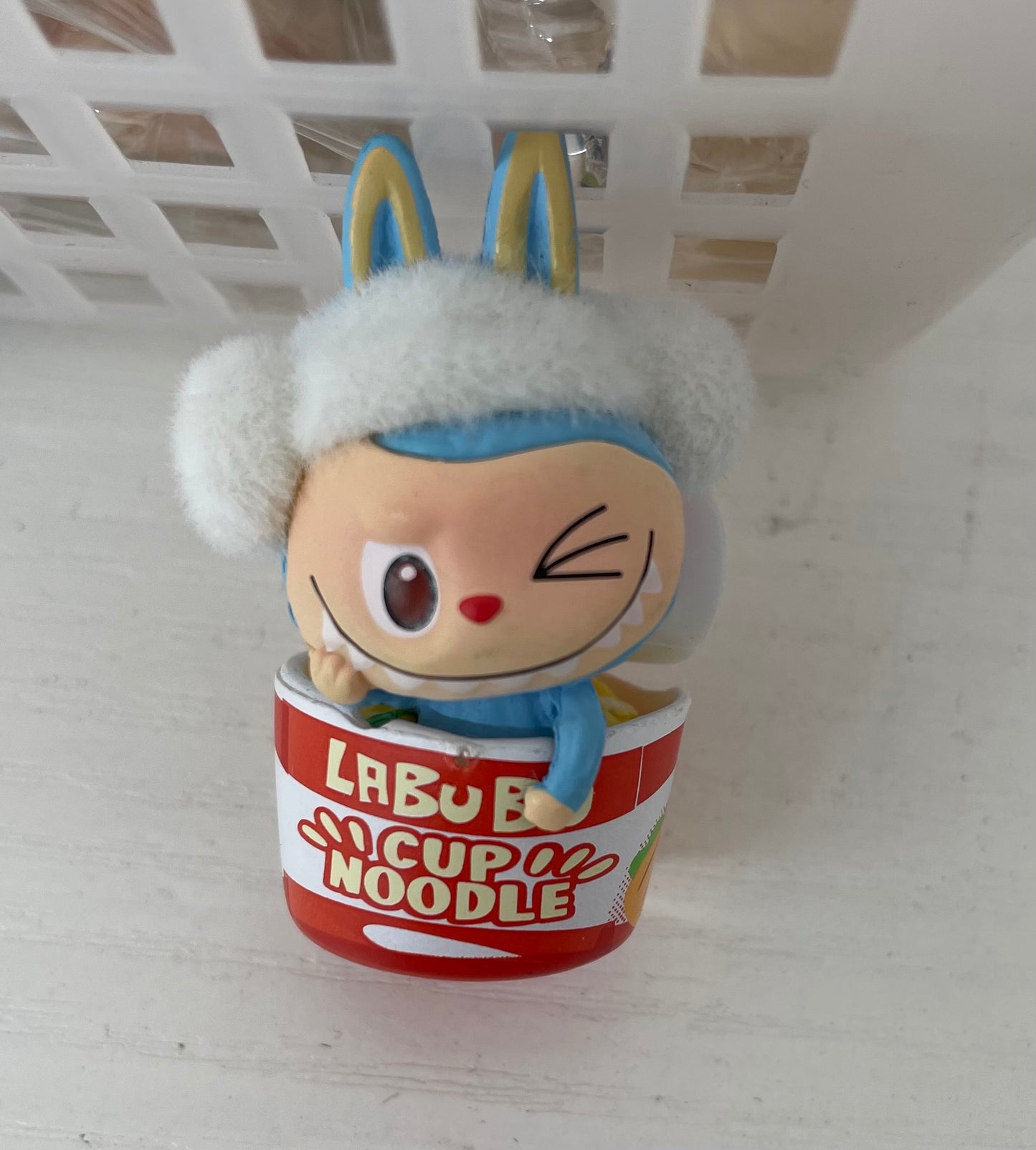 Pen topper diy pen diy craft labu Lafufu corn chips noodle figure character doll