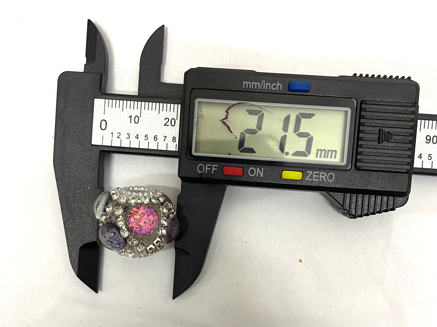 Fancy bead round bubble with chain fancy beads radom mixed