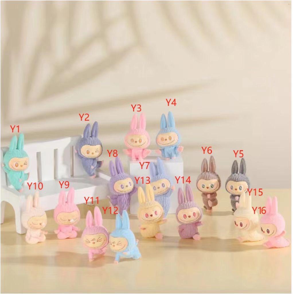 yoga labubu Cute mini doll noctilucent Pen Toppers