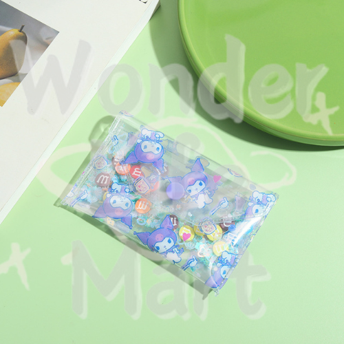 Mobile phone chain bag Card case Stationery bag The Sanro series Transparent PVC bag Random Mix 117mm