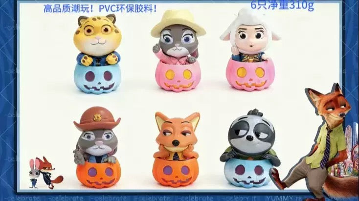 Disne Zootopia Animals Pen Toppers Halloween Series Rabbit Officer