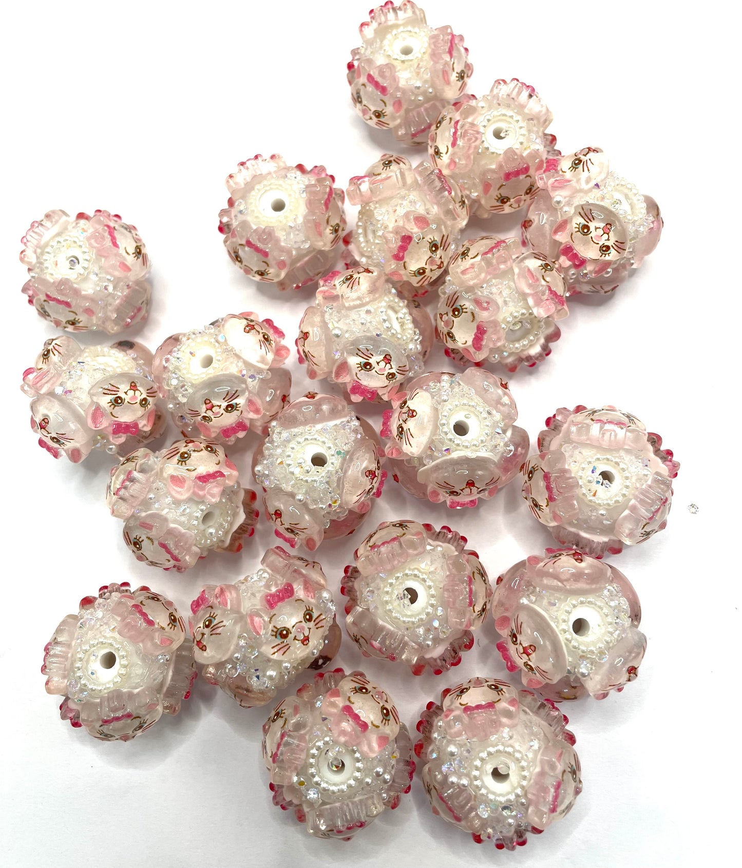 fancy bead acrylic base bead character beads cartoon bead friends bead figure