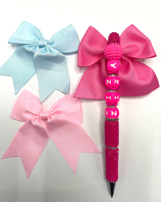 cross-border textile rib bow accessories material for diy beads for any diy 9cm