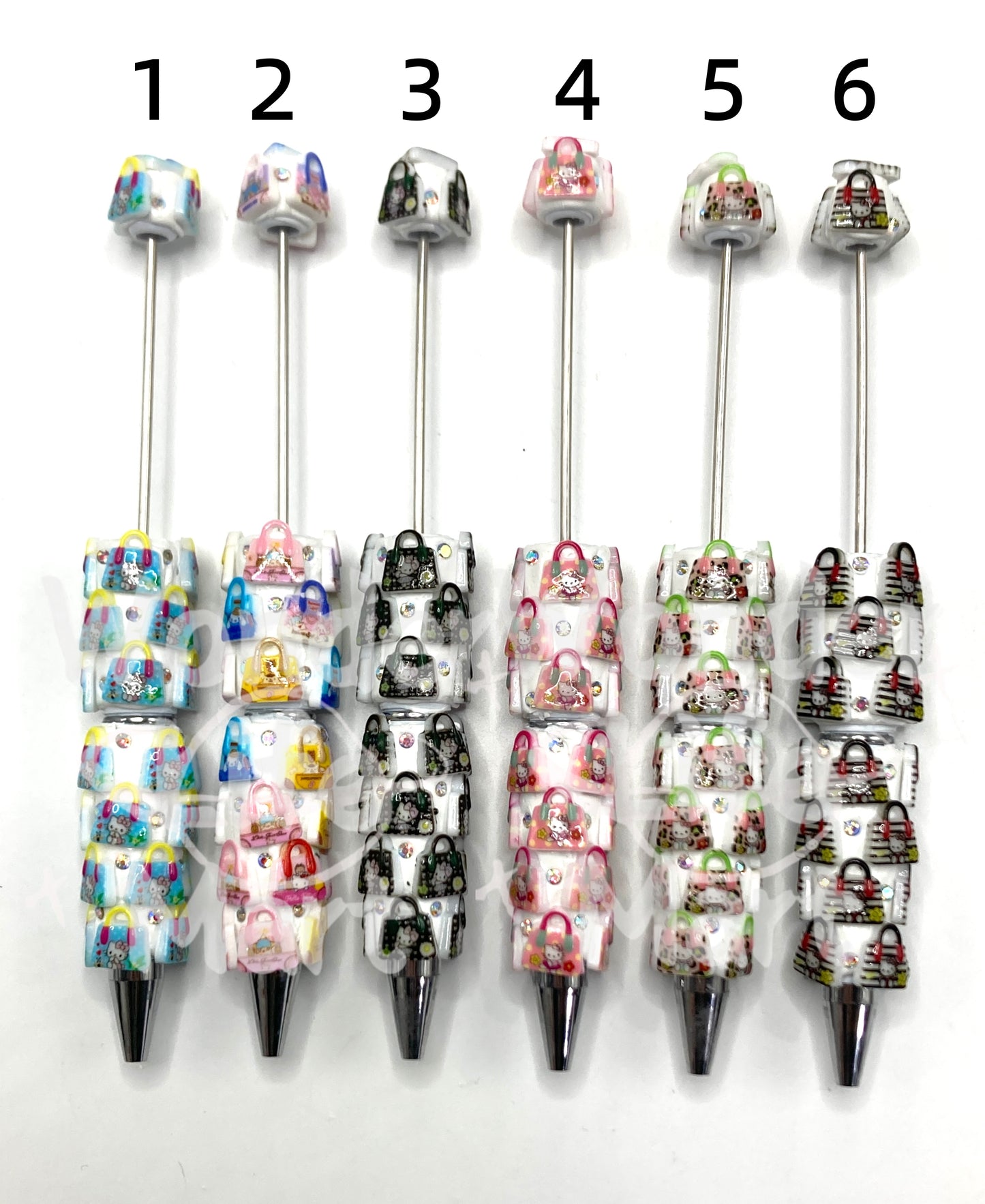 Clay Bead Pencil HK Bag Cute cartoon Backpack Random Mix
