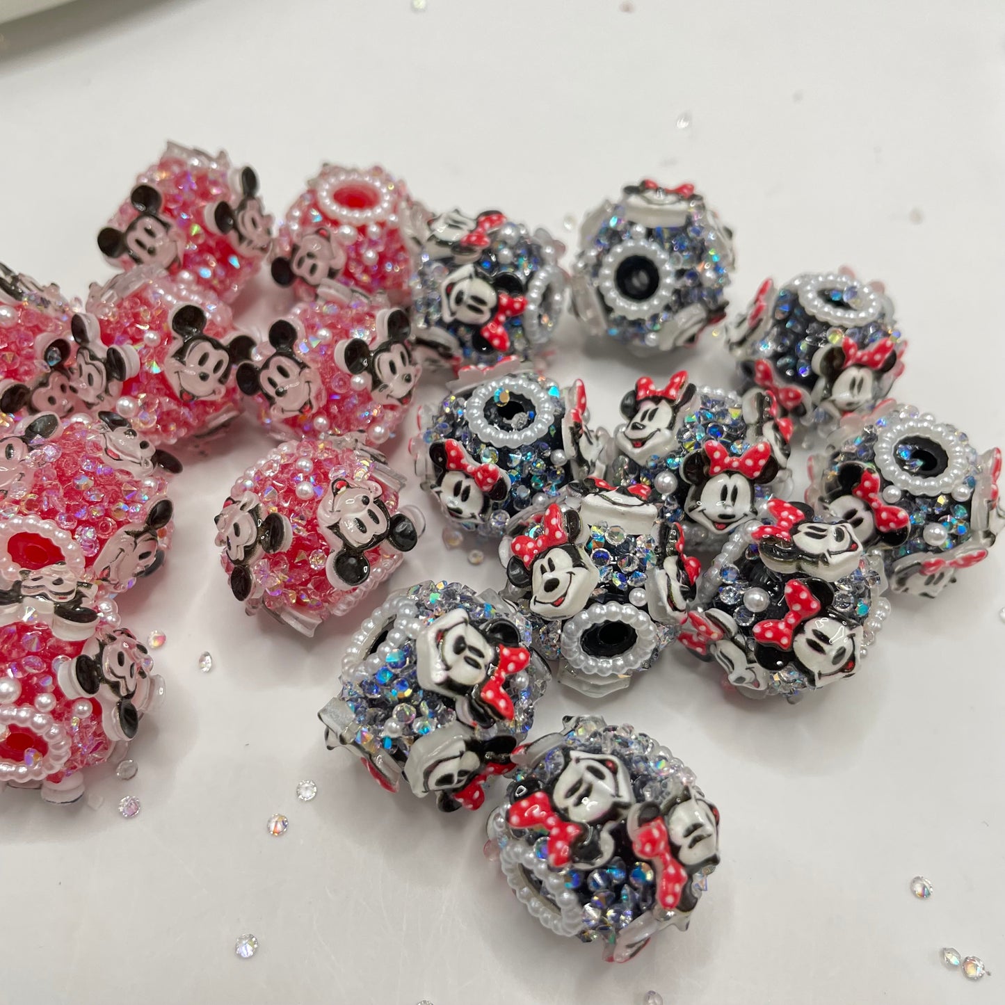 fancy character bead mks Cartoon bead mouse sugar beads character beads figure