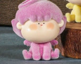 angel AMLLS series flocking fuzzy short plush cute doll ornaments diy jewelry pendant topper character figures