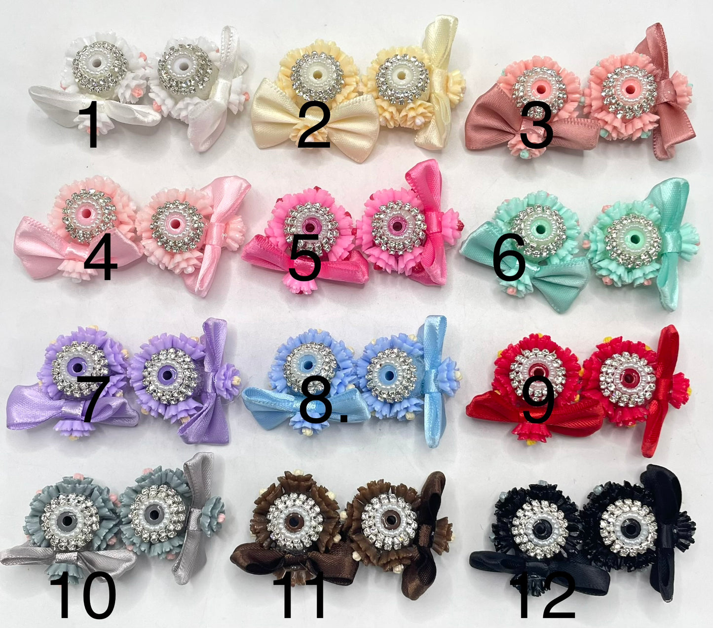 Diy beaded beadable fancy beads ornaments with rose flower golen color rhinestone chain pearl