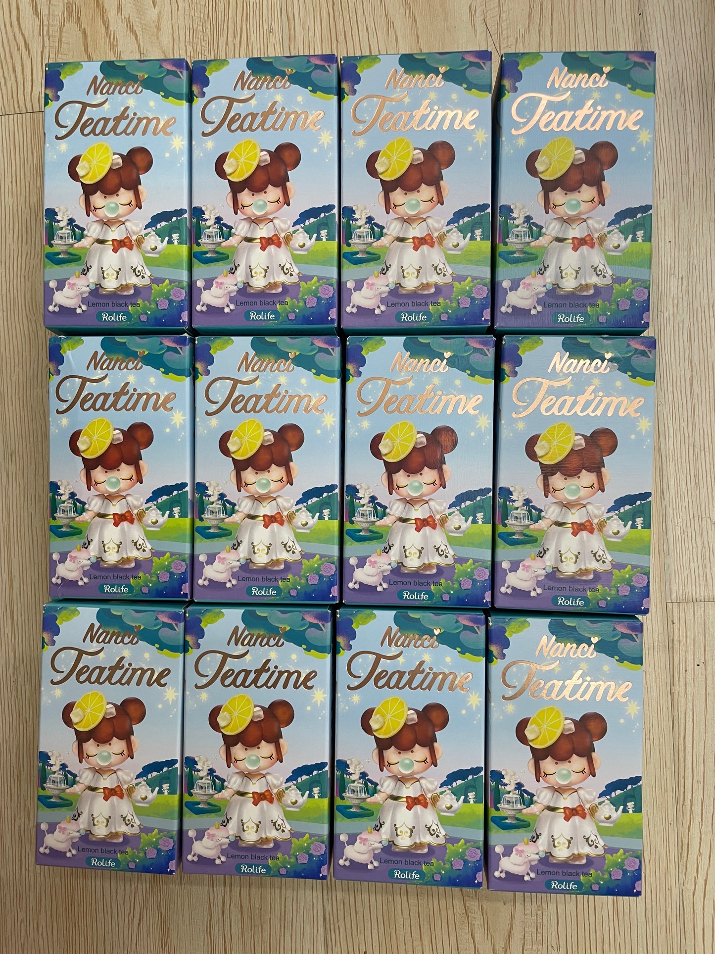 Rolife Genuine naci tea time Blind box gift box Figurine, gift,nancy Pen Toppers-no hiding one only basis piece