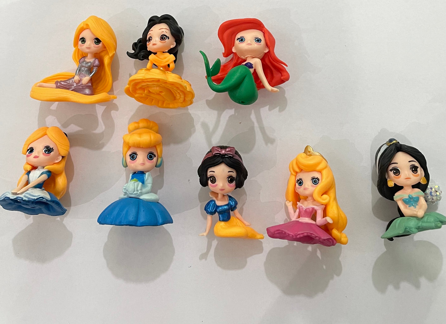 Princess Disney pen topper character figure 8pcs