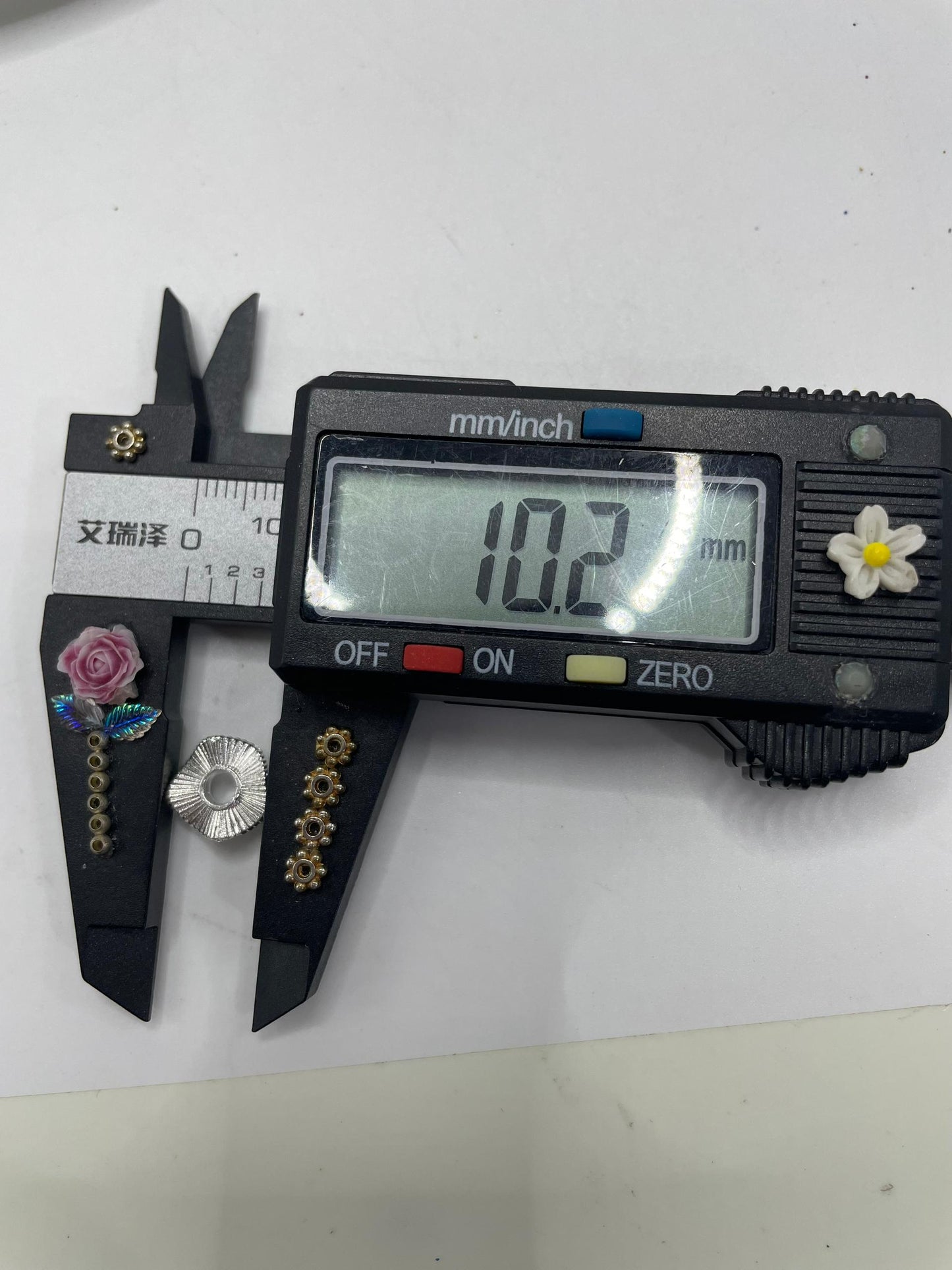 metal spacer wavy wave spacer beads solid color silver color gold color 10mm