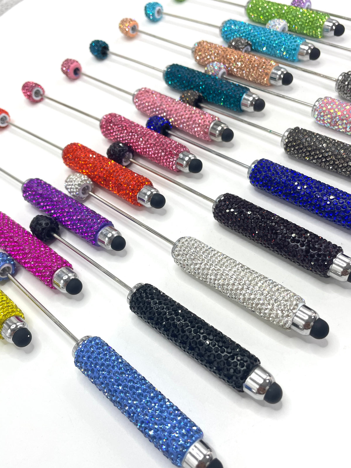 clay pen Clay and rhinestones Ballpoint pen stylus Point pen Random Mix (writable)