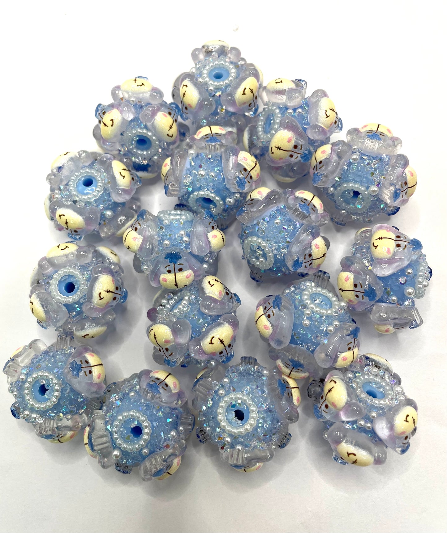 fancy bead acrylic base bead character beads cartoon bead friends bead figure