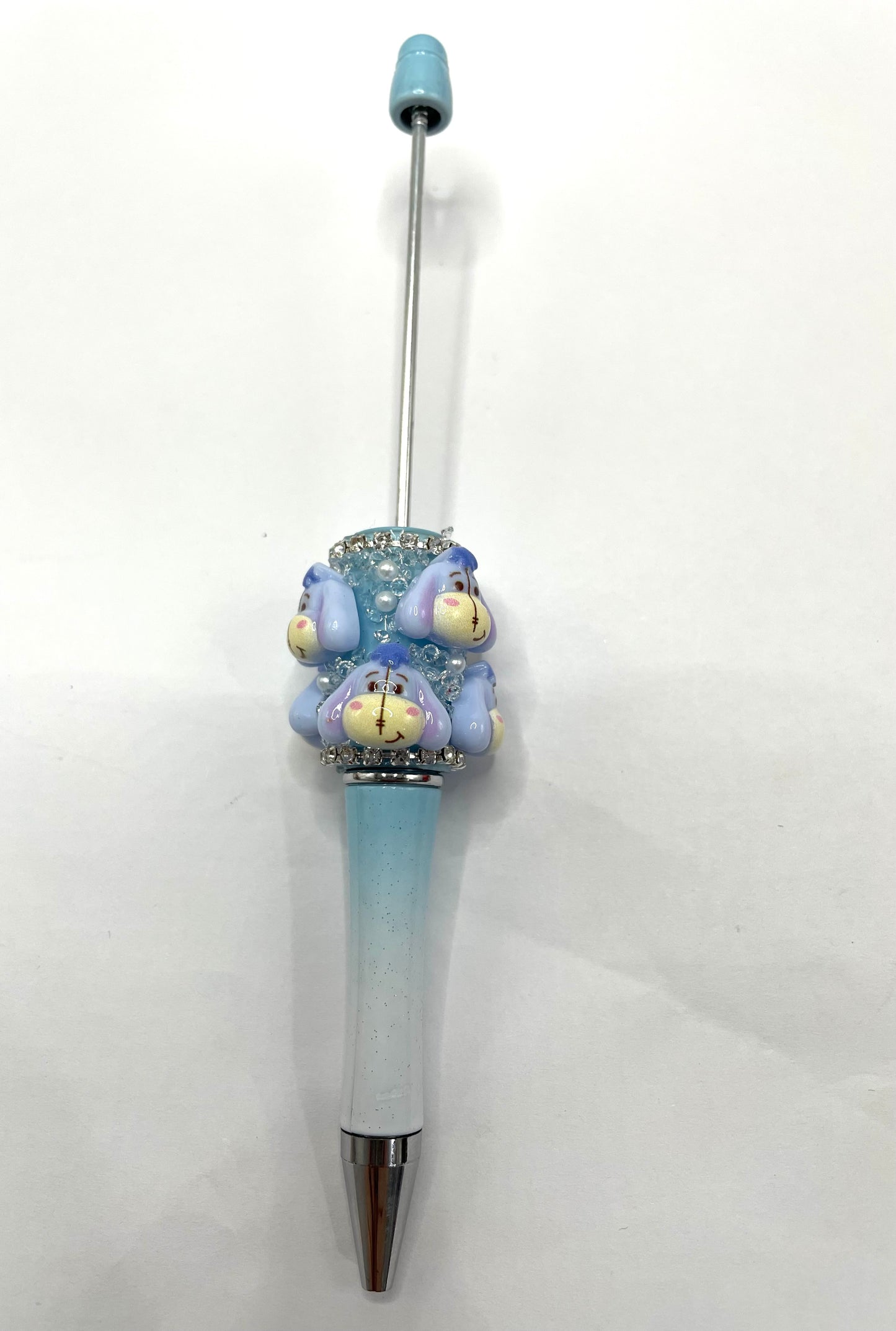beadable pen character pen cartoon pen with winnie pooh tiger bear bee honey mk,diy pen