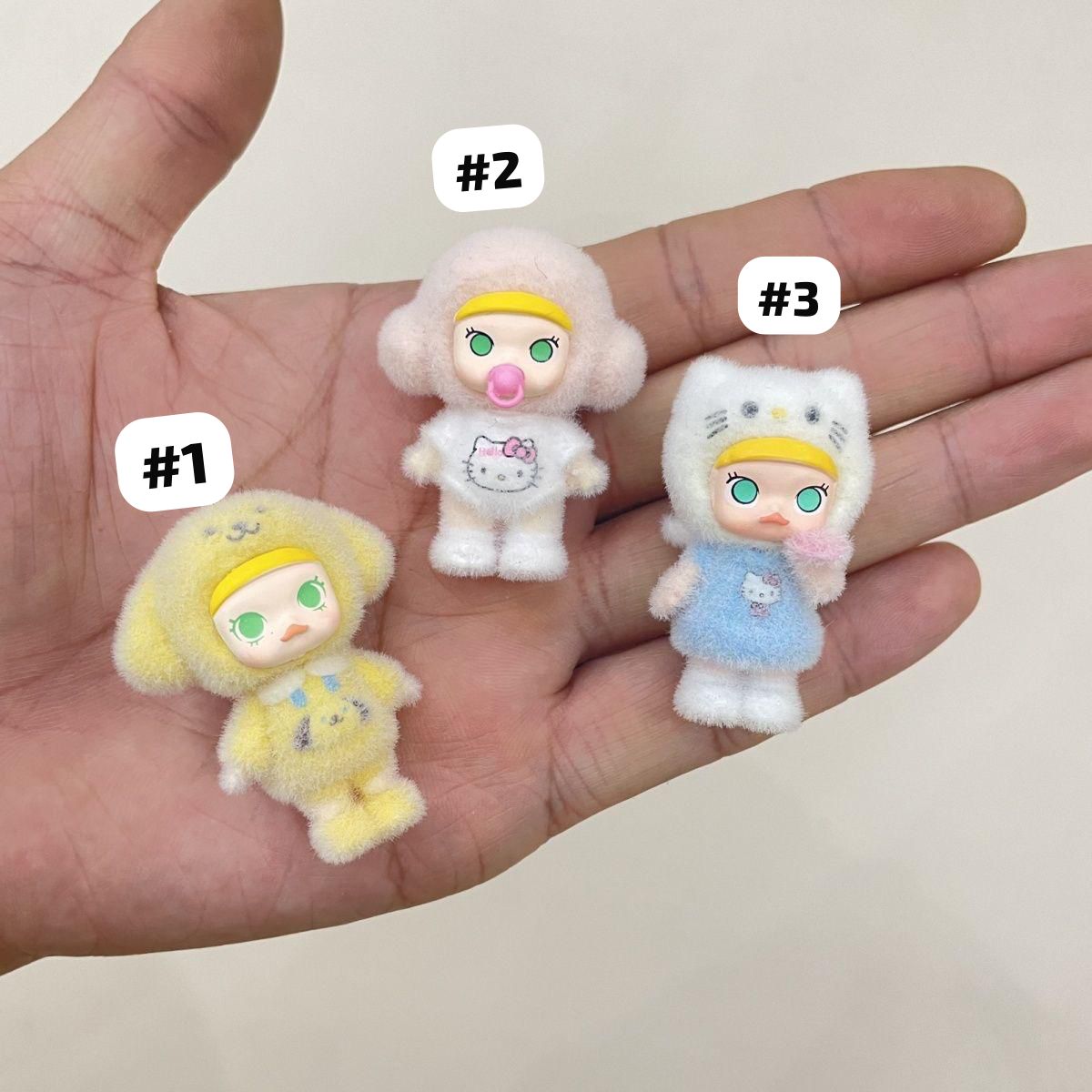 diy pen topper with HK dolls sanri characters