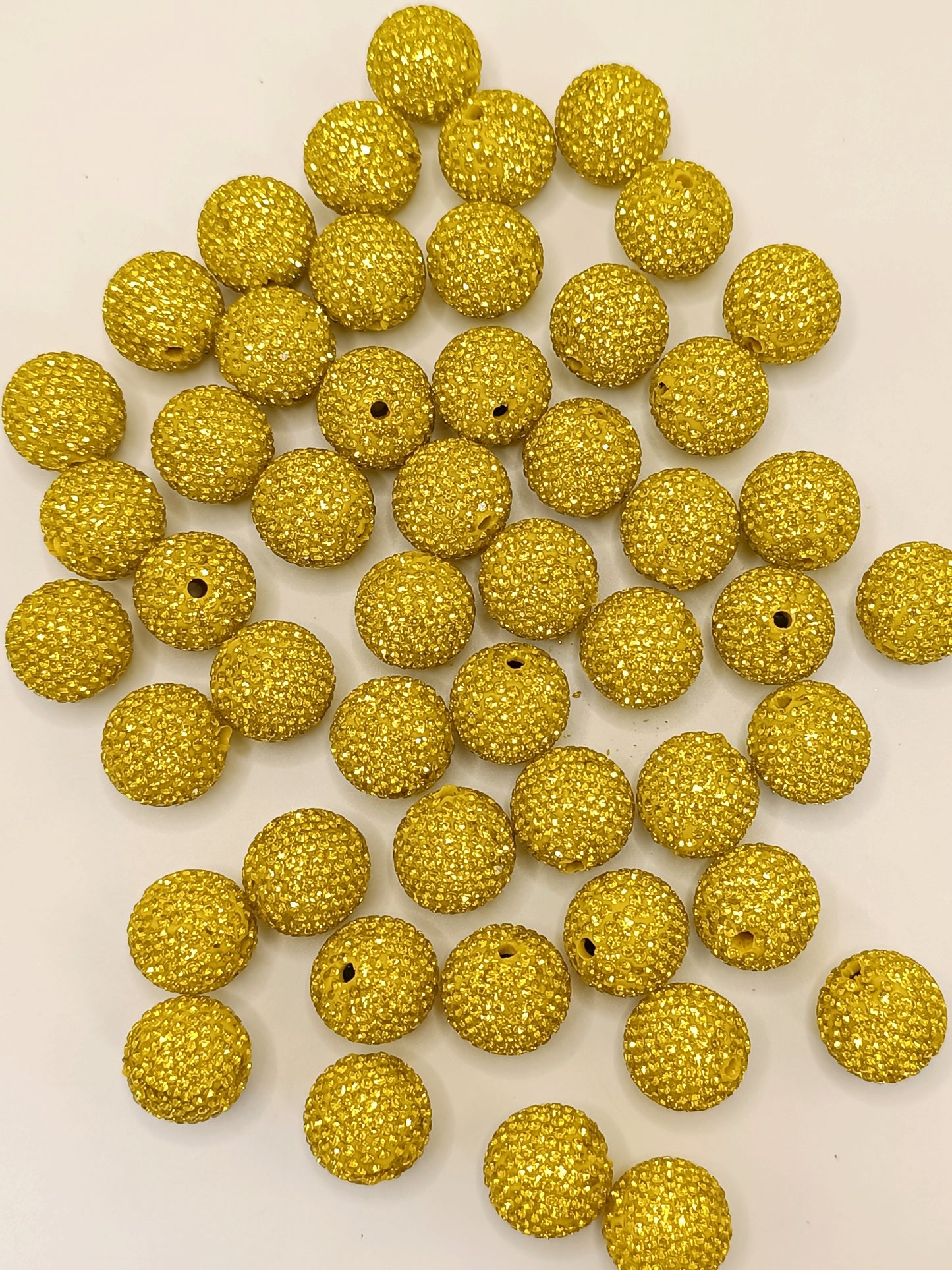 Clay Beads Colorful with Diversely Rhinestones,20mm