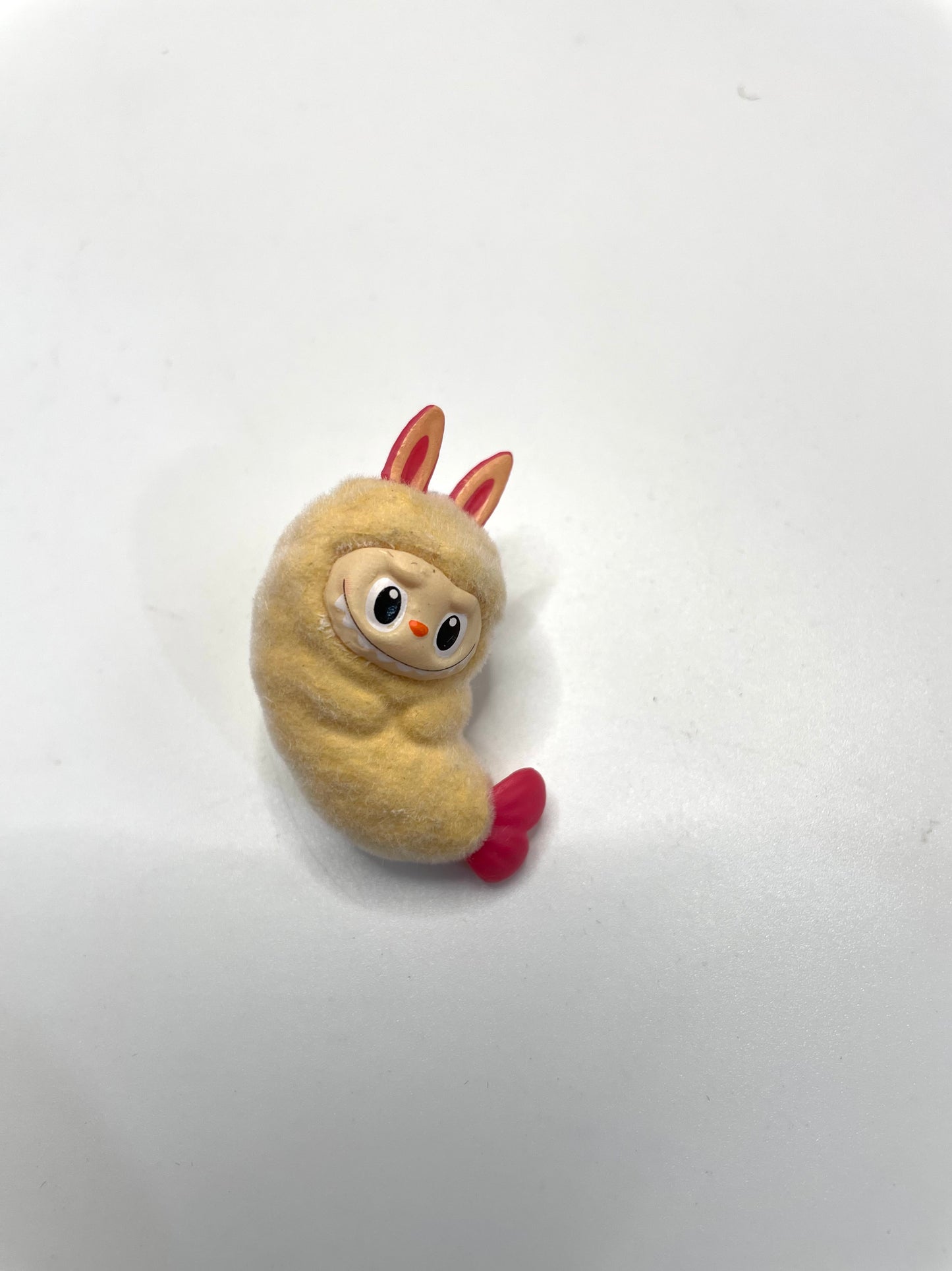 Pen topper fuzzy flocked labu shrimp labu heart colored figure character