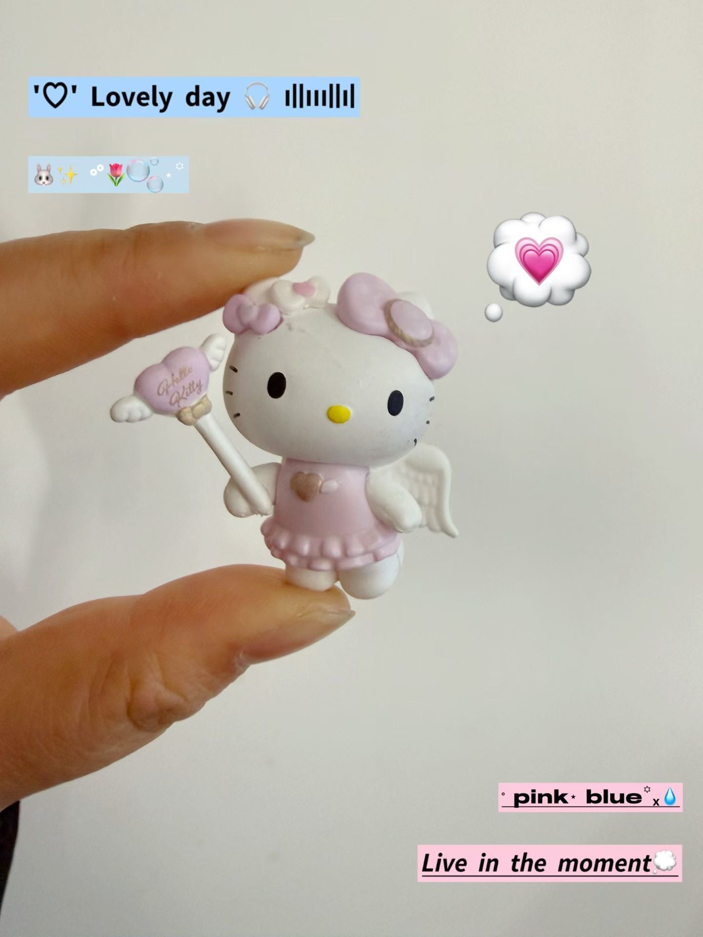 sanri cartoon character charm HK kuku doll figure topper