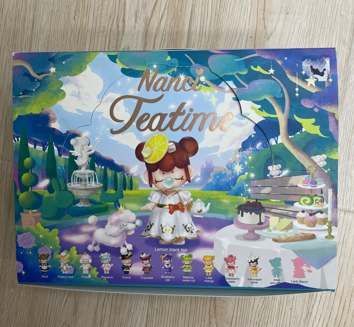 Rolife Genuine naci tea time Blind box gift box Figurine, gift,nancy Pen Toppers-no hiding one only basis piece