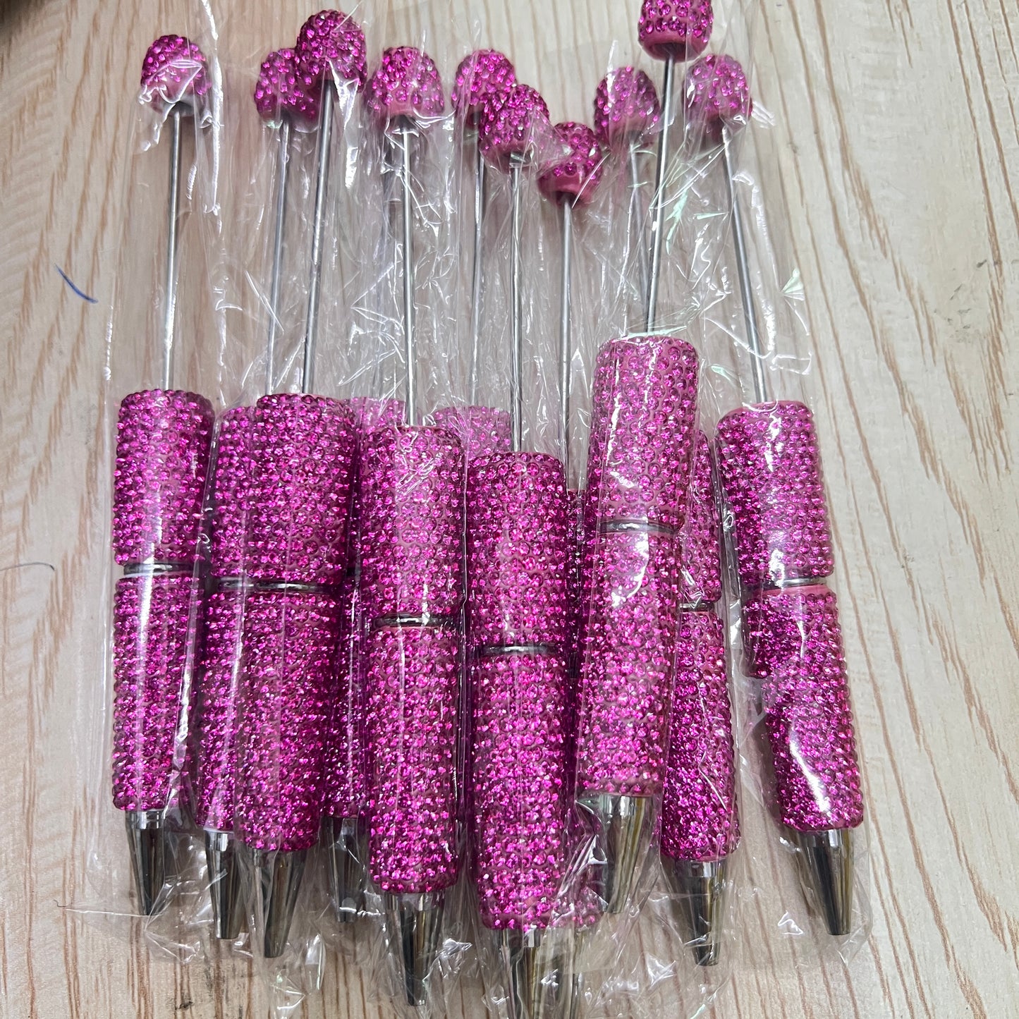 Rhinestone pen fancy rhinestone pen clay base diy pen diy beadable pen beaded pen