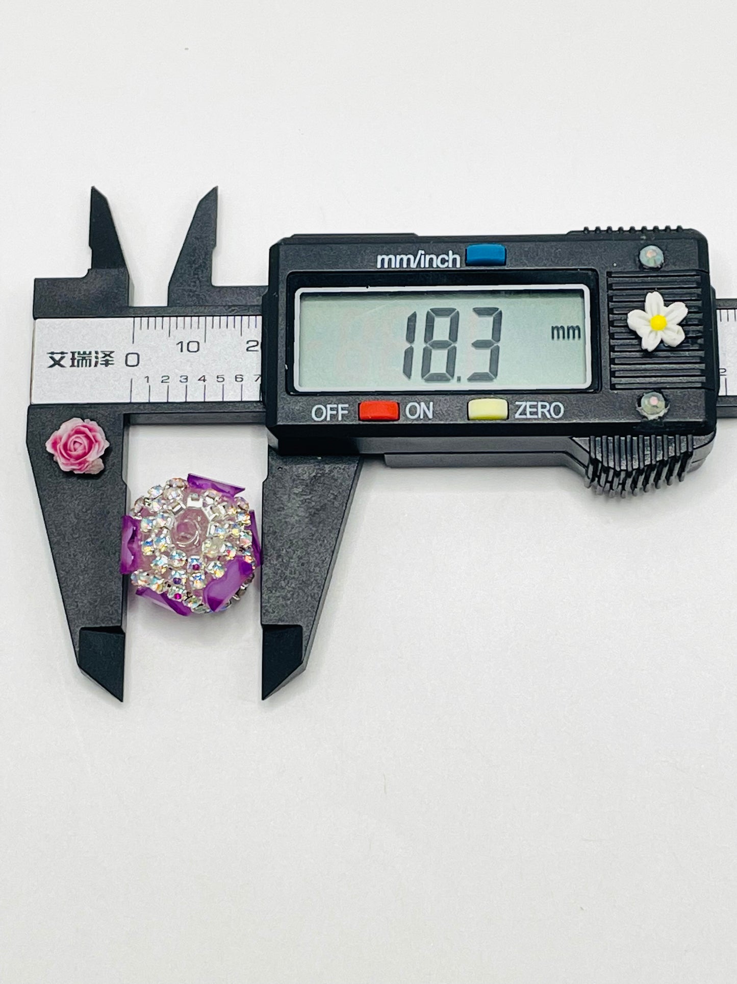 fancy bead heart-shaped Clear Multicolor Crystal with Double Layer Rhinestones Chain Acrylic Beads lantern bead Random Mix18mm Fancy-31