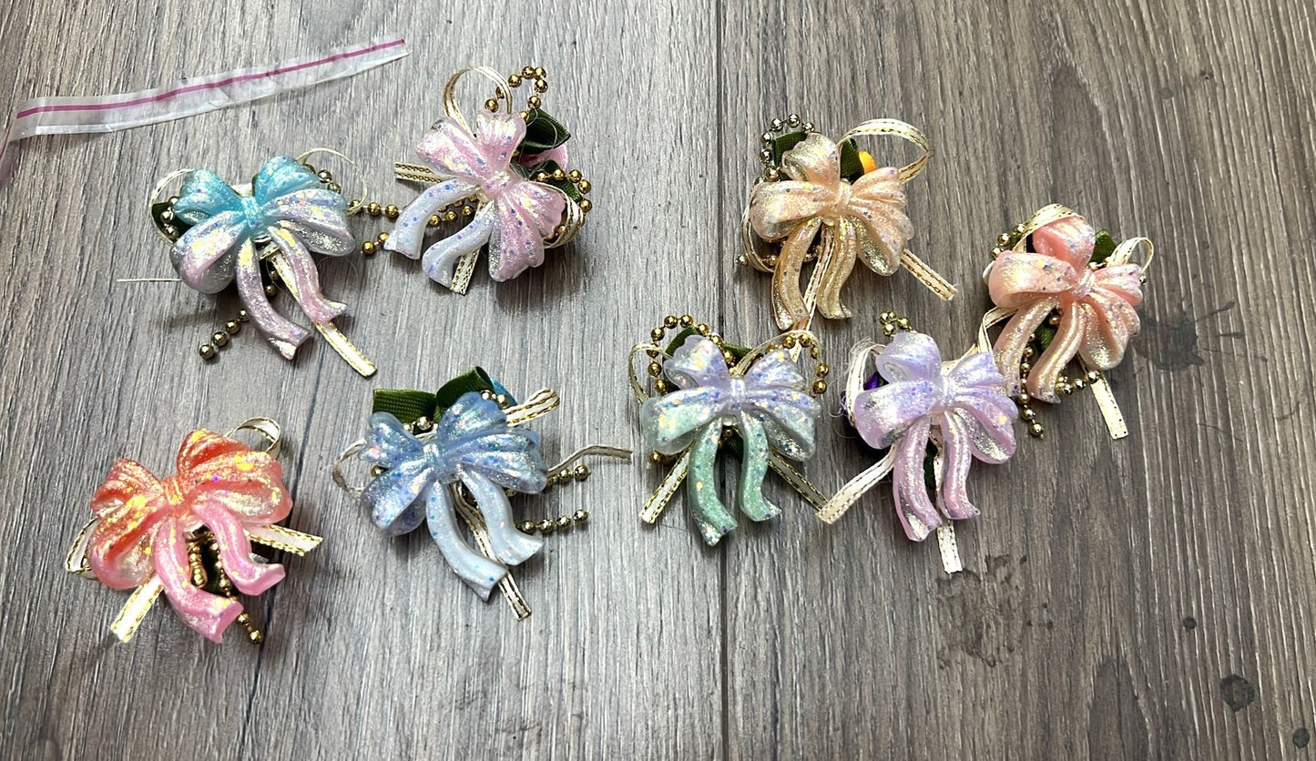 Fancy bow bead for Christmas for valentines for celebration for diy crafts gift