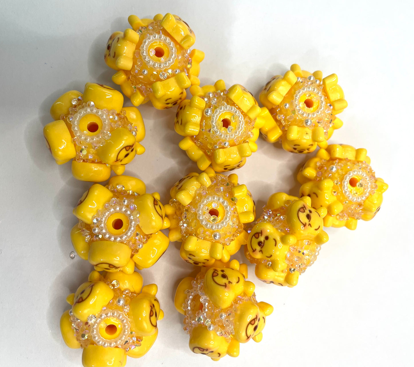 fancy bead acrylic base bead character beads cartoon bead friends bead figure