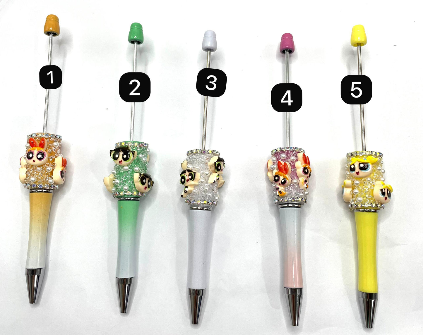 diy pens with ppg girls ppg pens ornaments with sugar and pearl colored