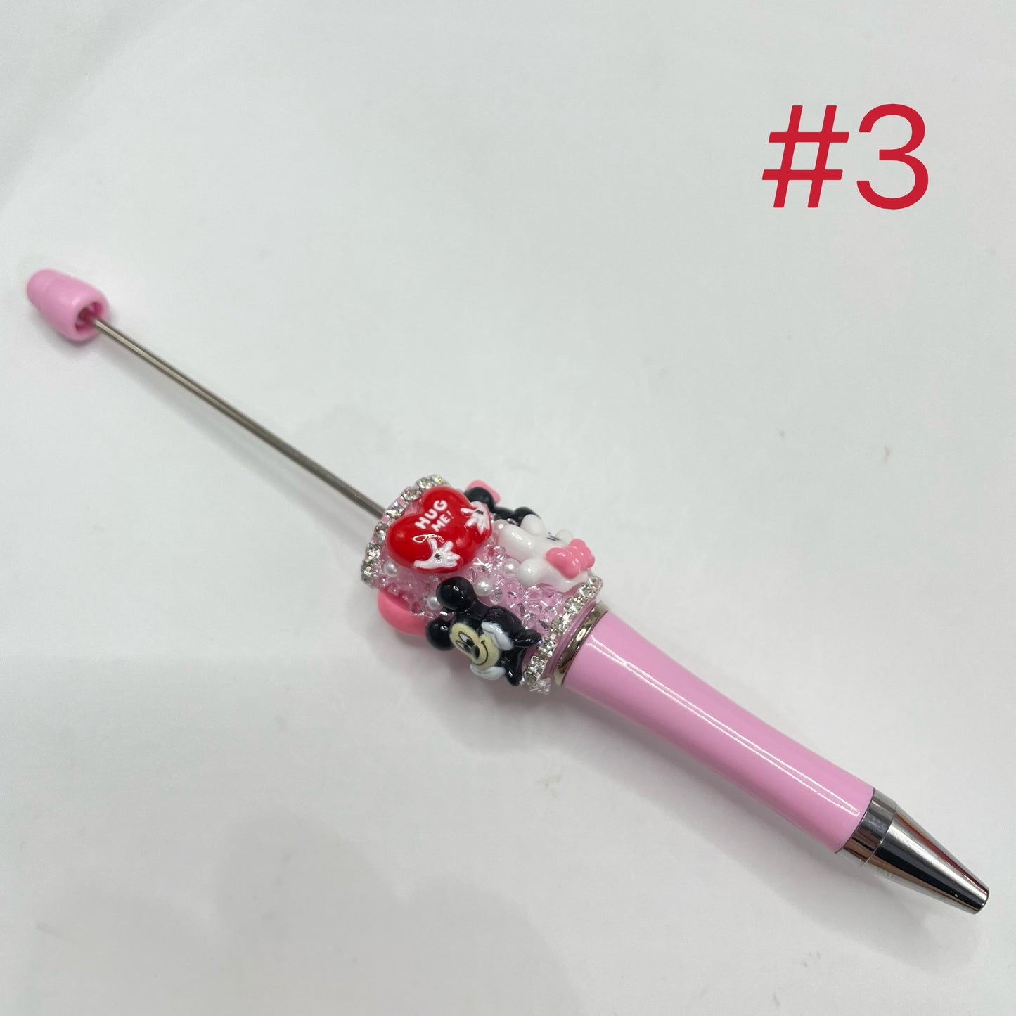 beadable pen character pen cartoon pen with winnie pooh tiger bear bee honey mk,diy pen