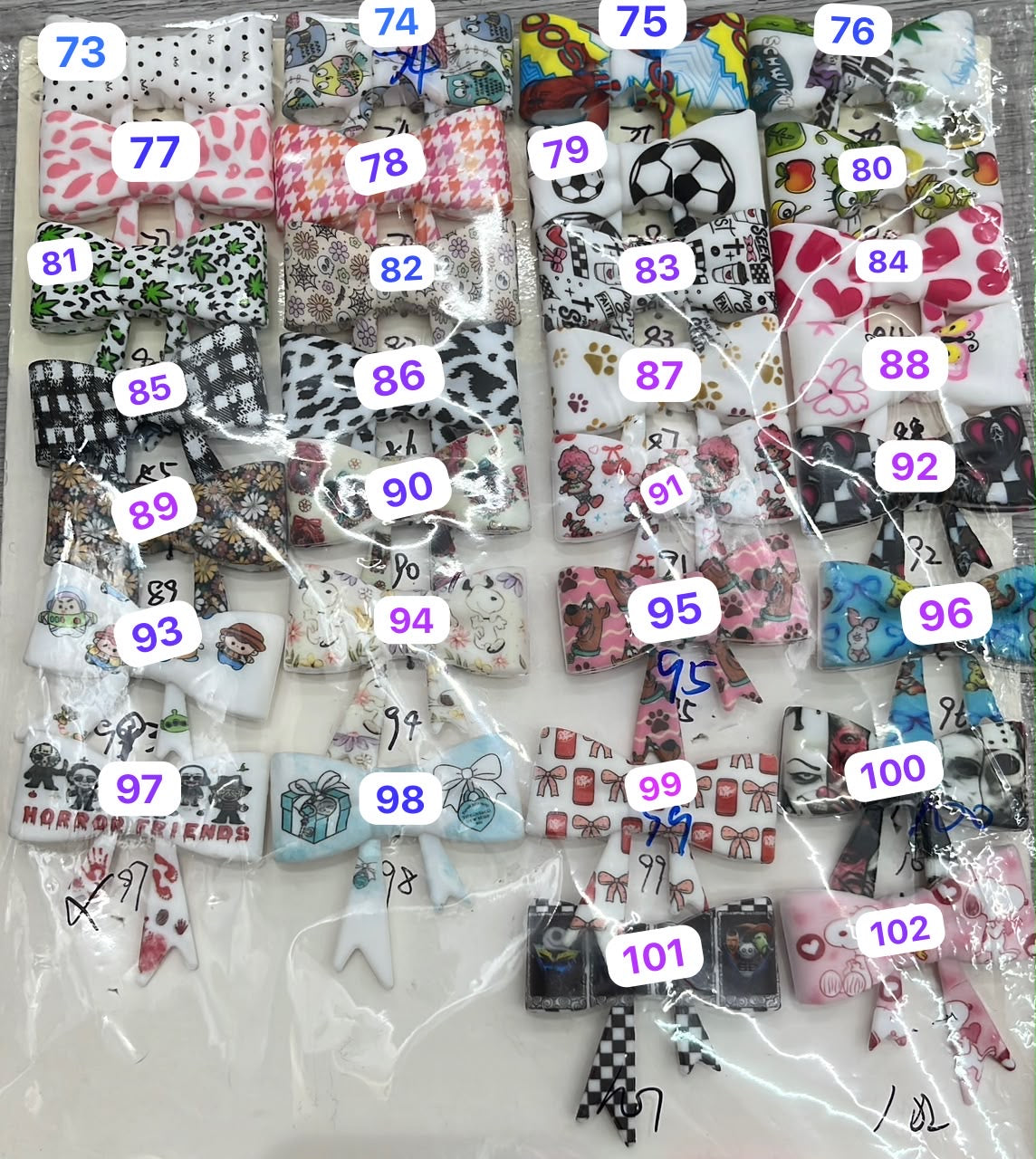 DIY beaded beadable silicone focal beads silicone big bow beads for Halloween diy crafts halloween big bow beads