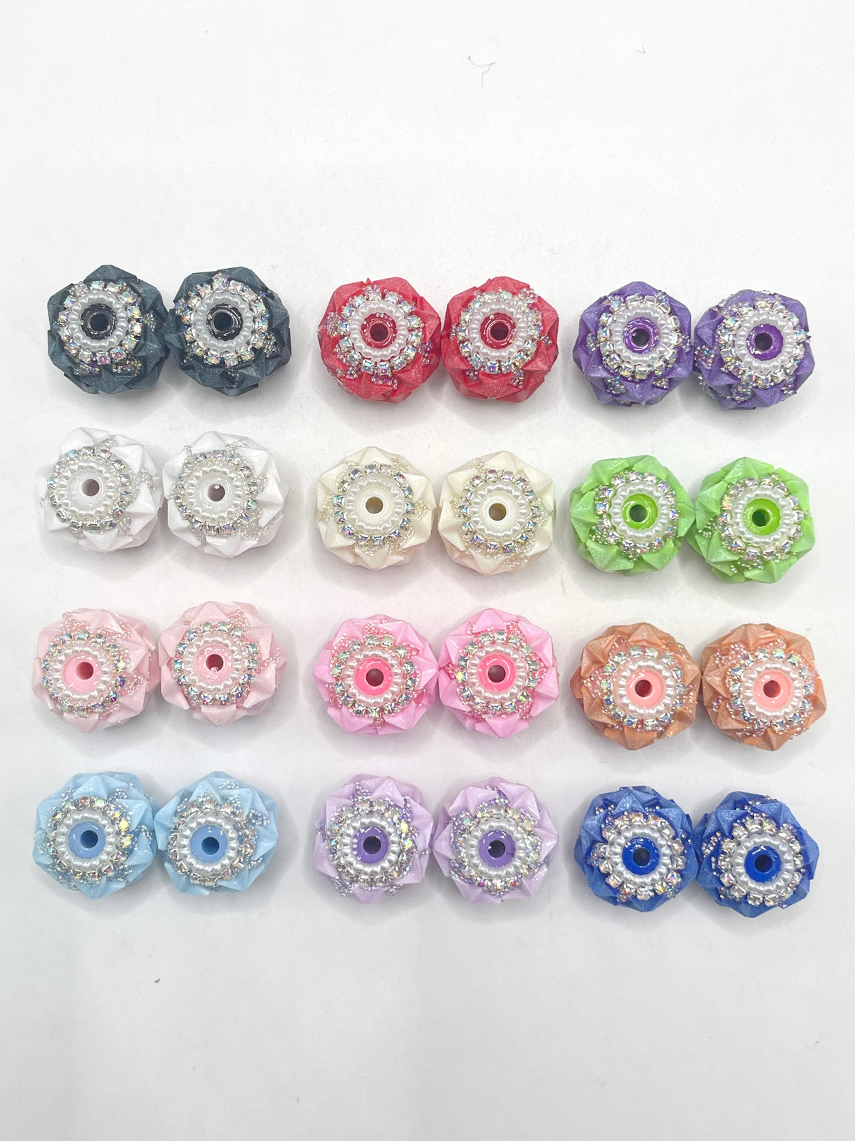 star beads with silver chain fancy beads
