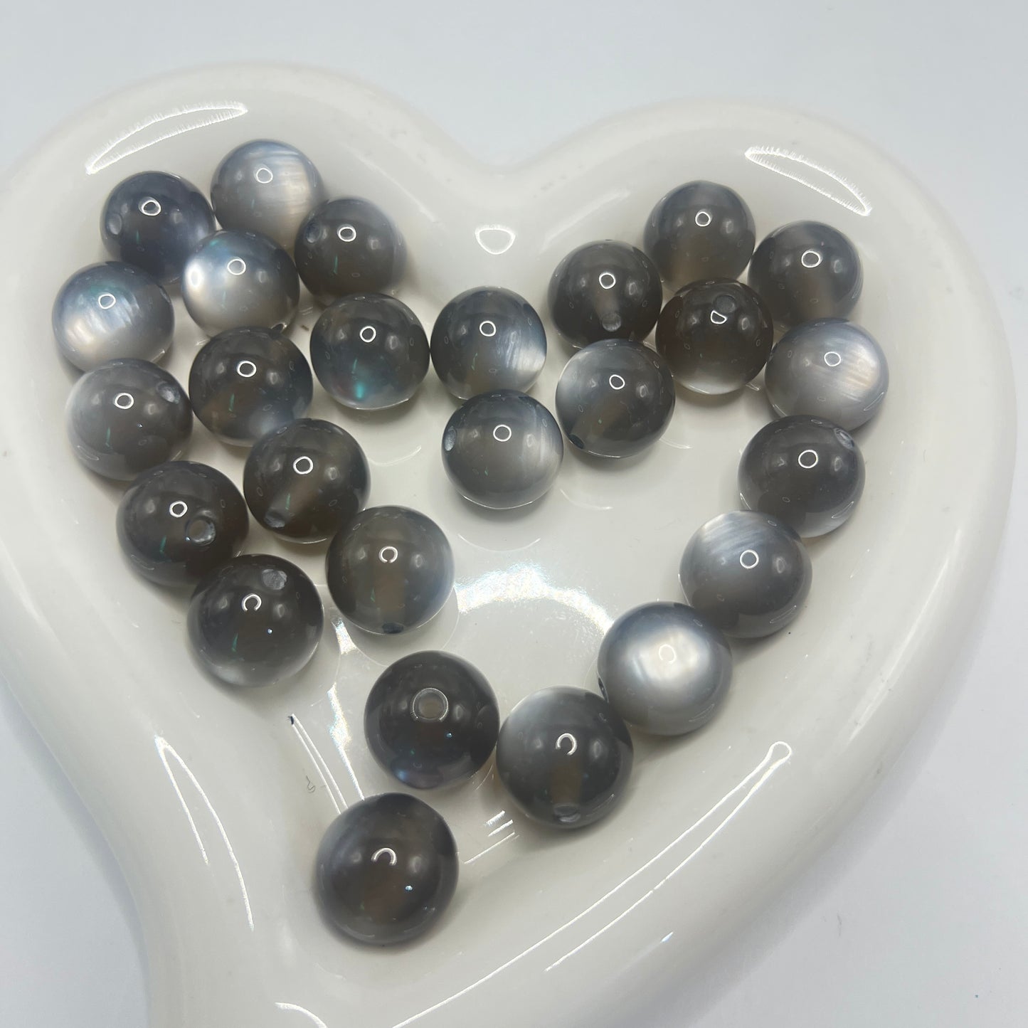 16mm cat eye beads cat eye acrylic beads shiny cat eye random mixed