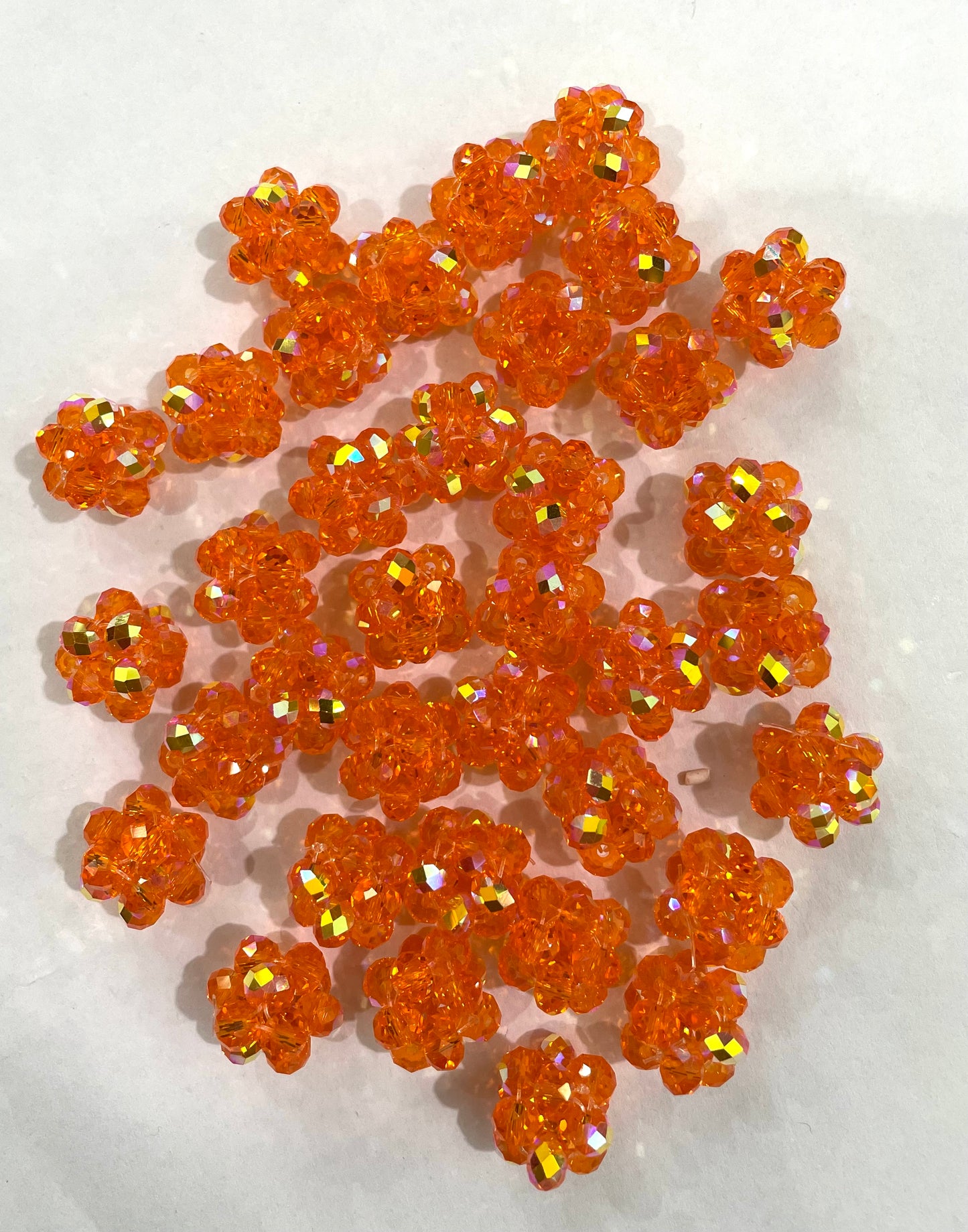 Fancy knit bead by plastic crystal diy beads diy pens 15mm to 16mm irregular shape random mix color