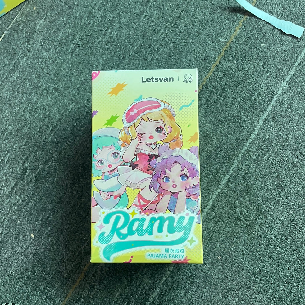 Ramy pajama party pen topper blind bag blind box character figure diy pen diy charms