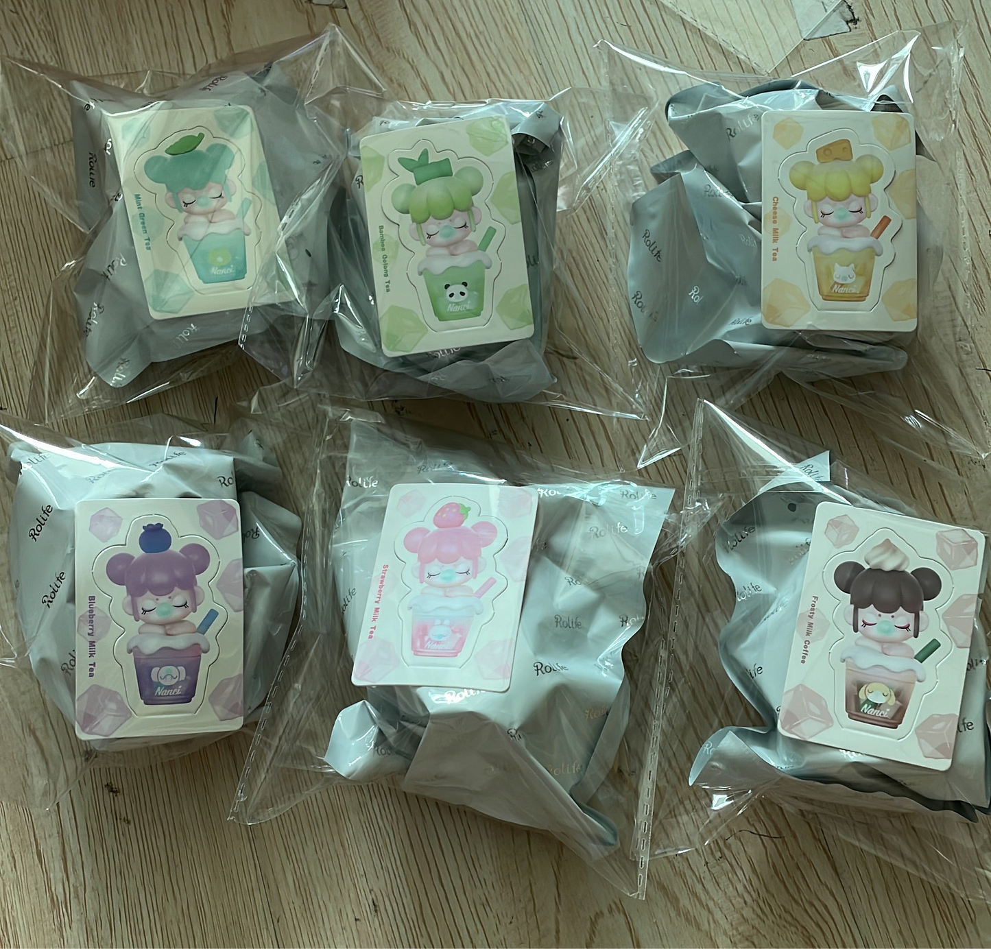 baby Nanci milk tea series 6pcs