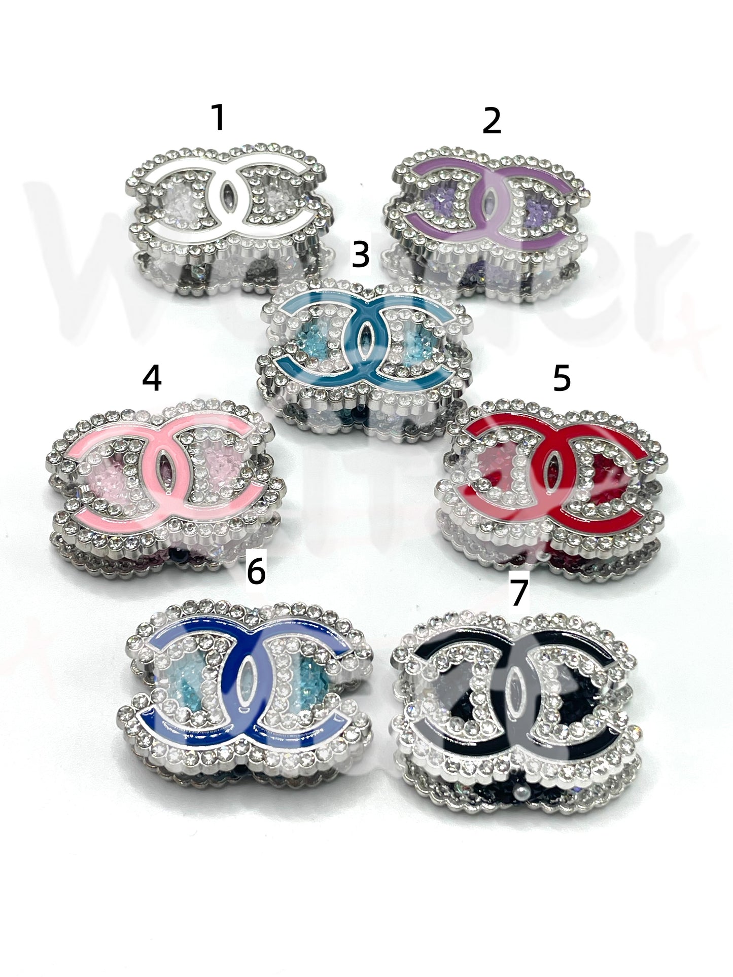 Metal alloy CC L house design beads Fashionable items Trendy items Random Mix 33mm