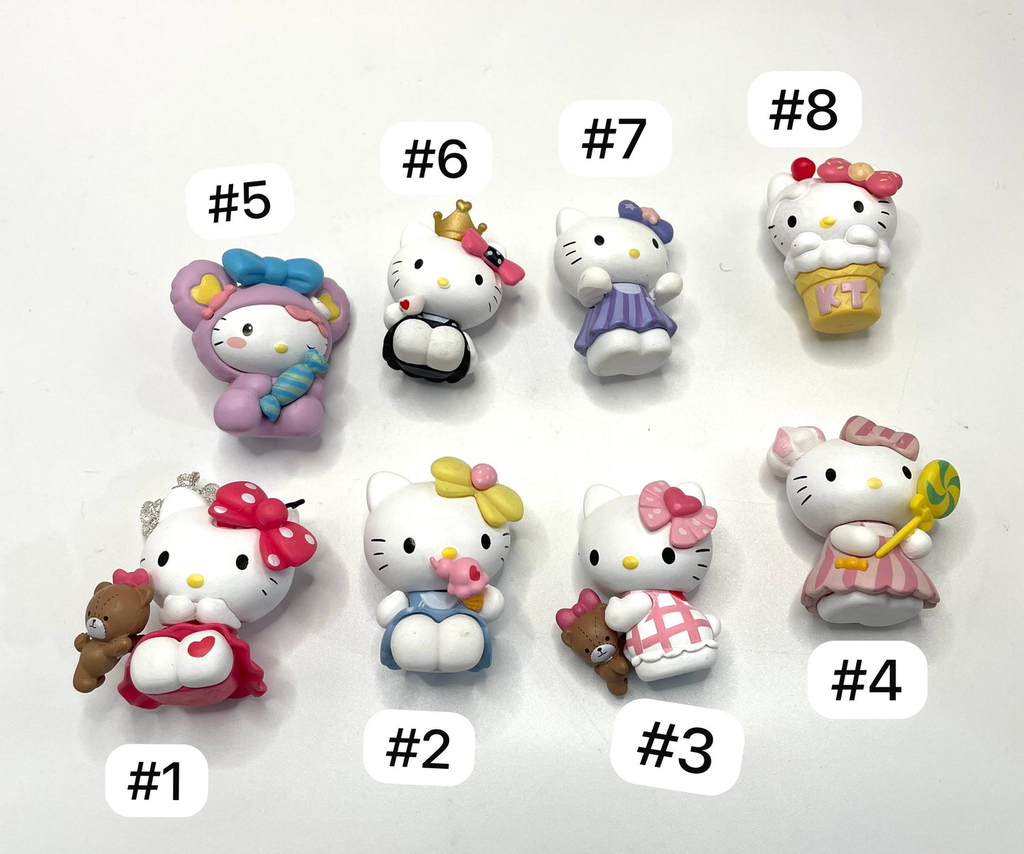 Pen topper character figure HK Sanri diy charm diy beads diy topper kt hello