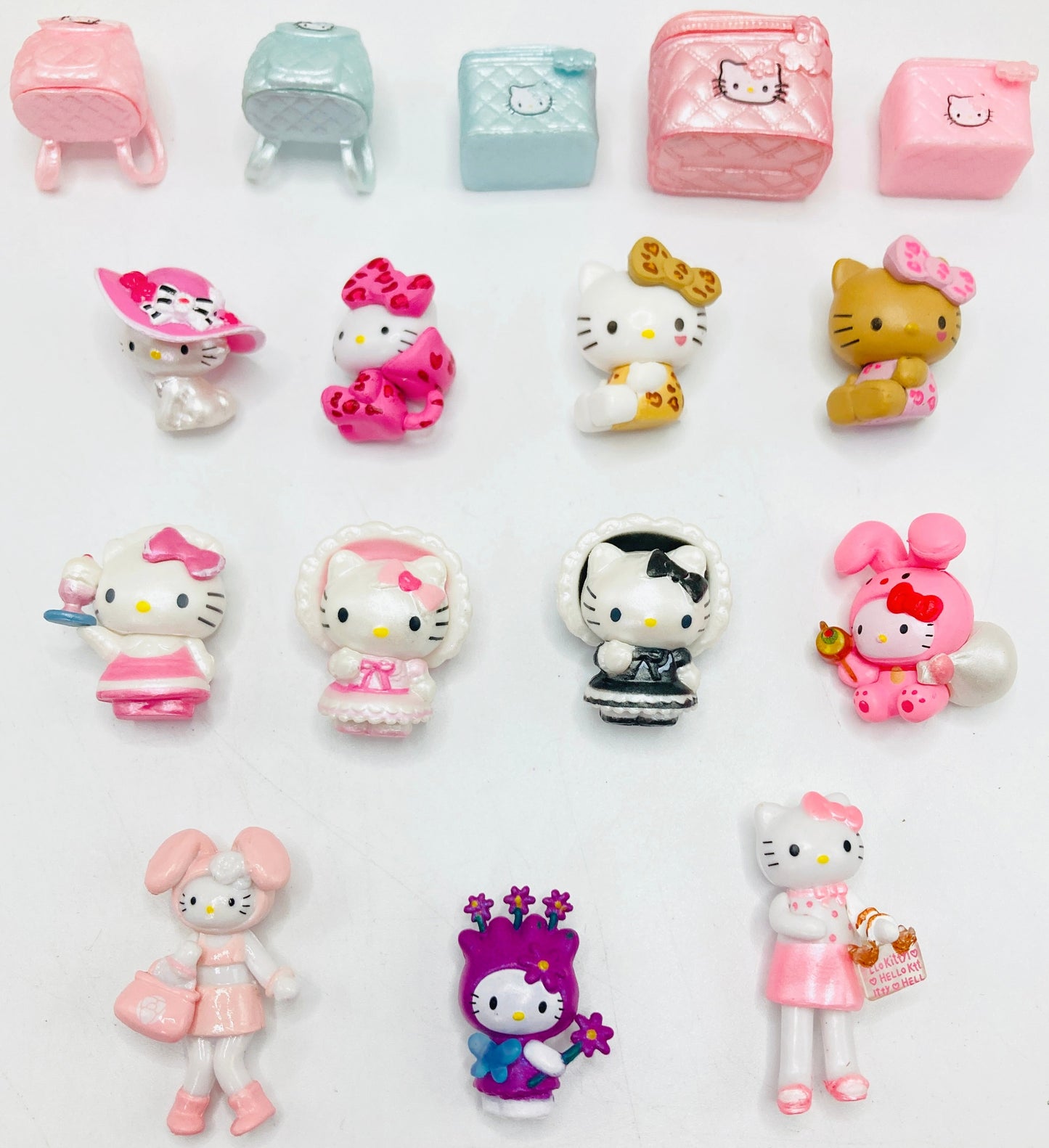 KT HK Shopping Vacation Backpack Box Cute keychain pendant pen tip Pen Toppers